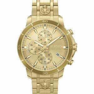 Versace Versus 46mm Gold Men Watch